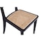 Manhattan Comfort Giverny Dining Chair in Black and Natural Cane, Set of 2 DCCA04-BK - alternate 3